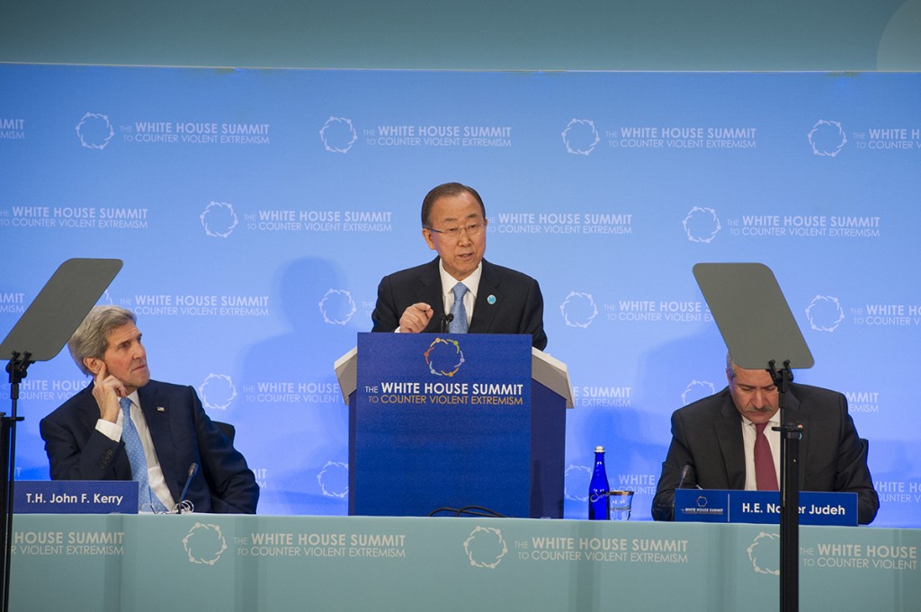 Secretary-General speaks at the Opening of Ministerial Meeting on Countering Violent Extremism.